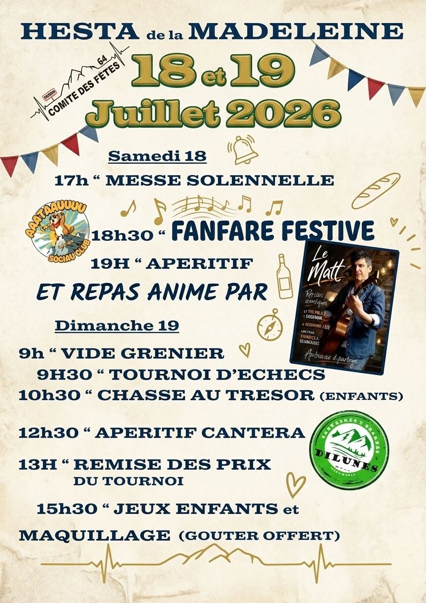 Fêtes d&rsquo;Urdos Hesta de la Madeleine  Urdos