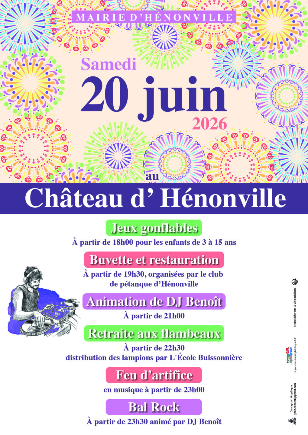 Feu d’artifice à Hénonville Hénonville
