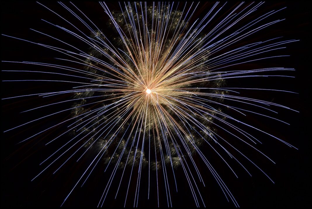 Feu d&rsquo;artifice à Lherm  Lherm