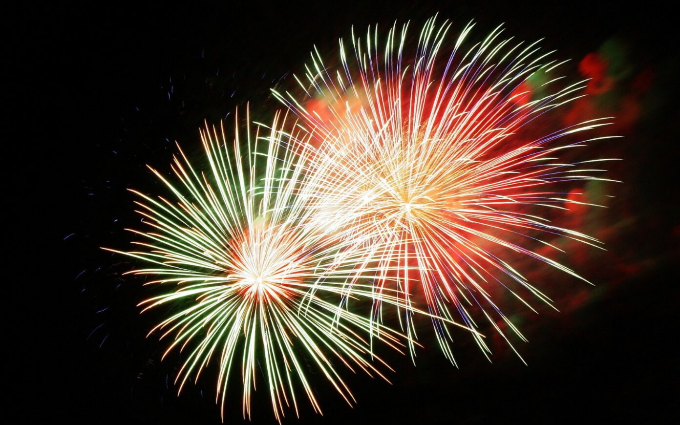 Feu d&rsquo;artifice Parc du château de Gramont Bidache