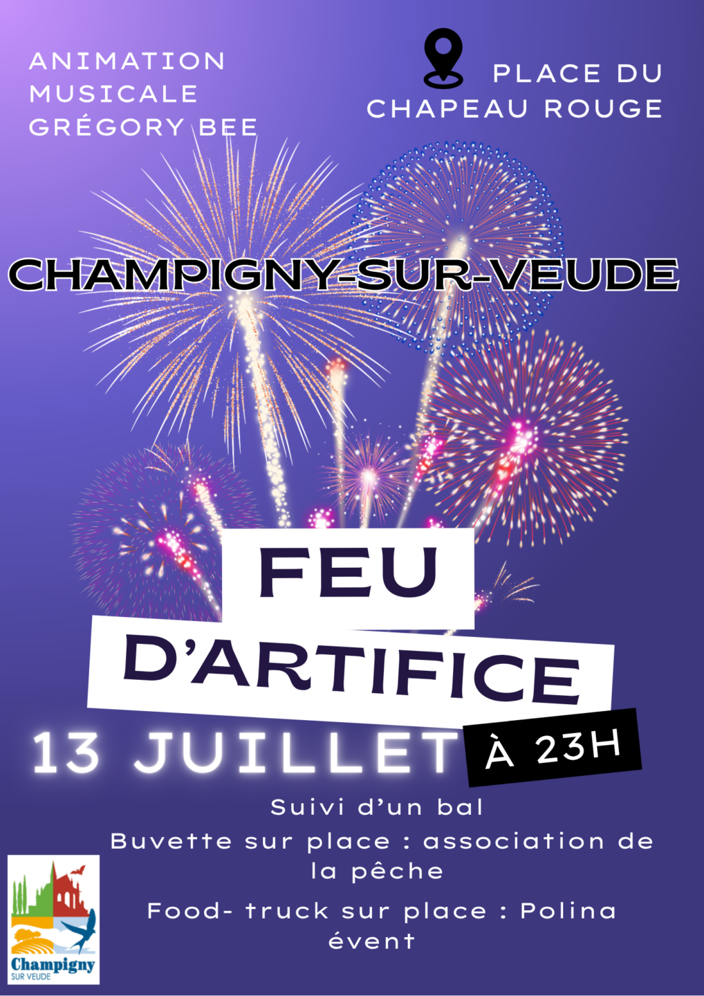 Feu d’artifice Champigny-sur-Veude