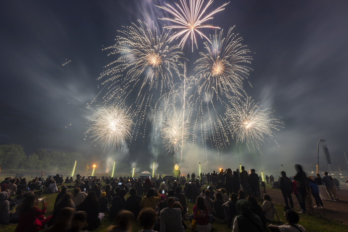 Feu d’artifice Stade de la Bellangerais Rennes Rennes