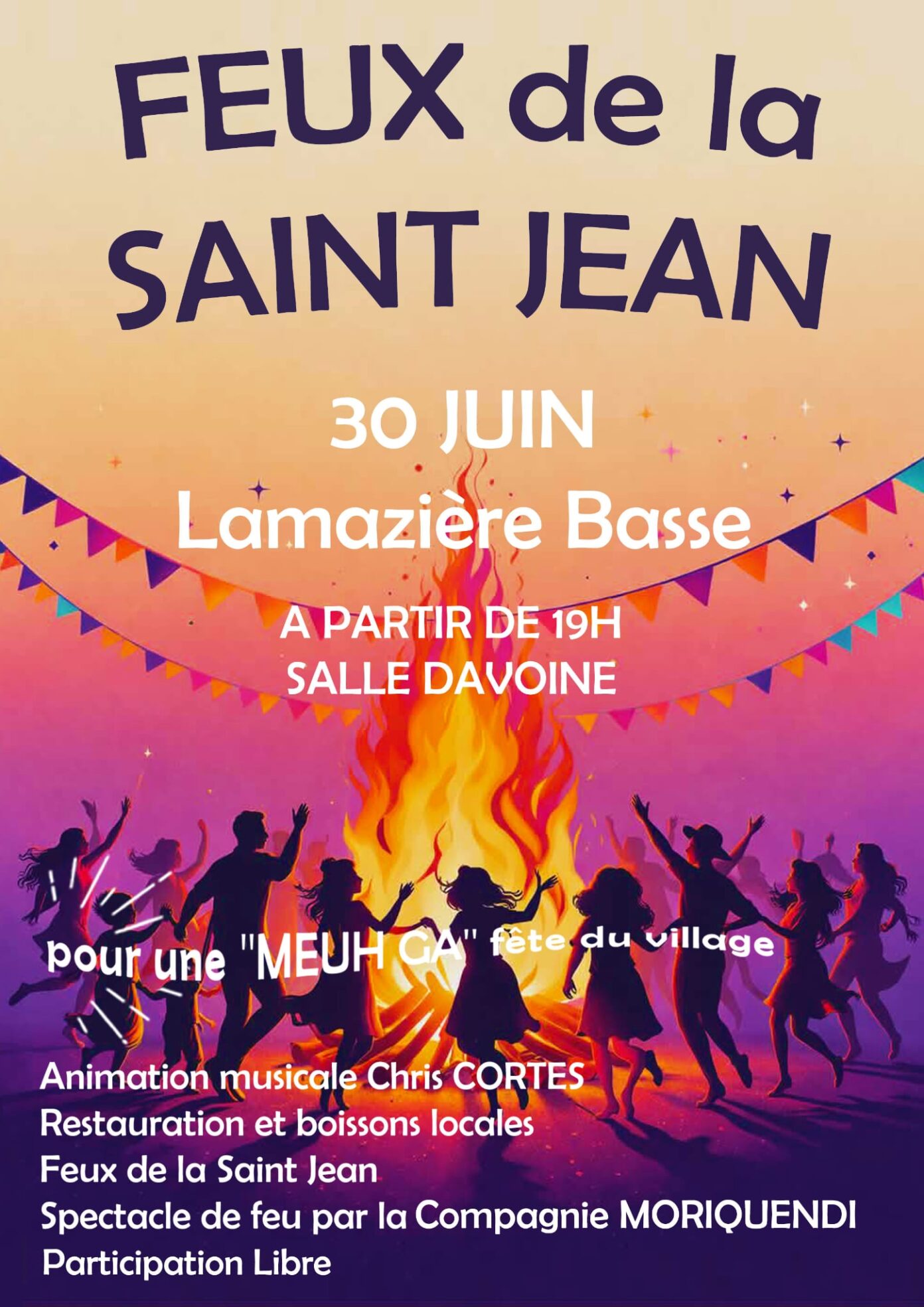 Feu de la Saint-Jean  Lamazière-Basse
