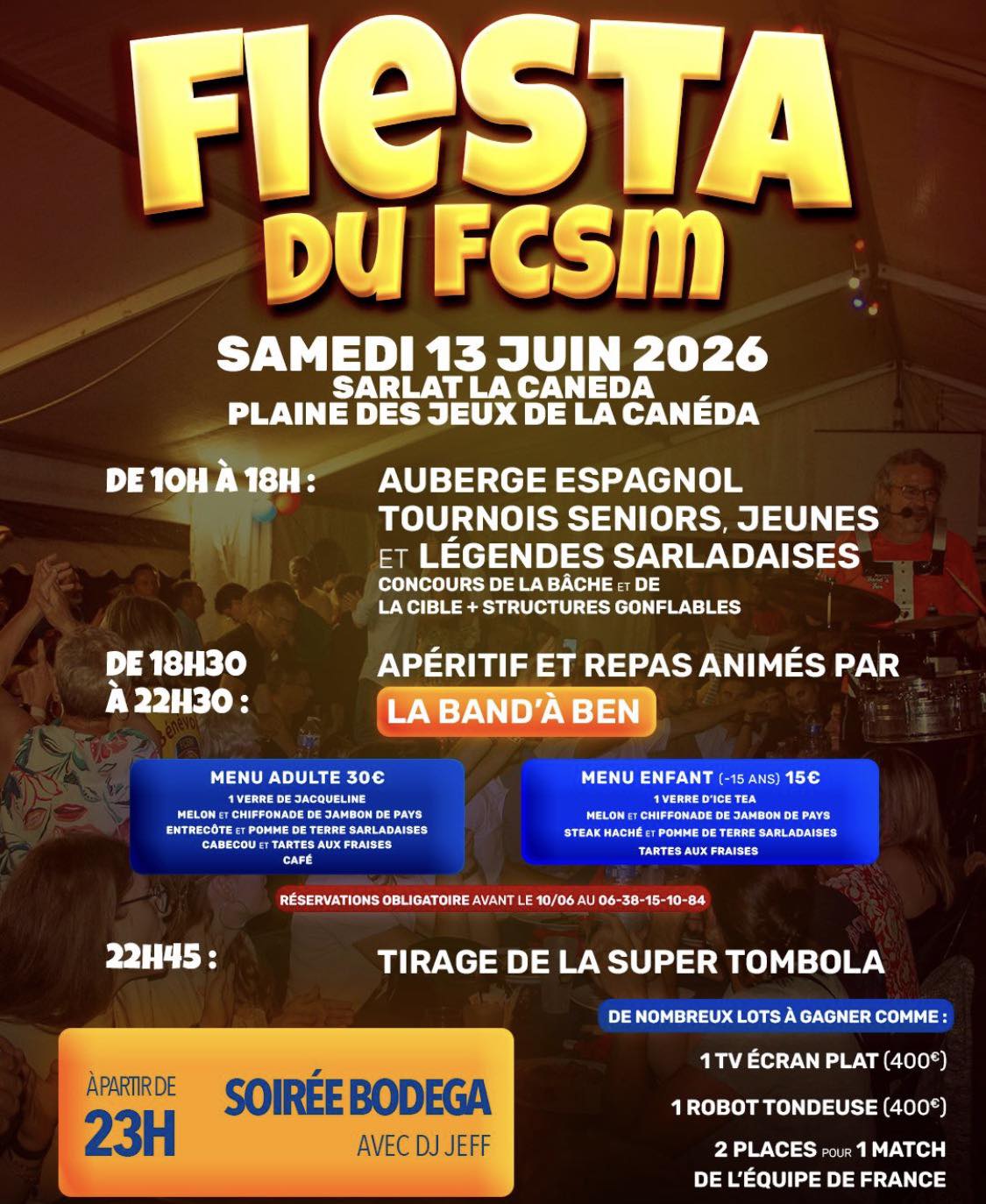 Fiesta du FCSM Sarlat-la-Canéda