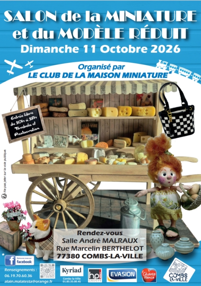 Salon de la Miniature et du Modèle Réduit Salle André Malraux Combs-la-Ville