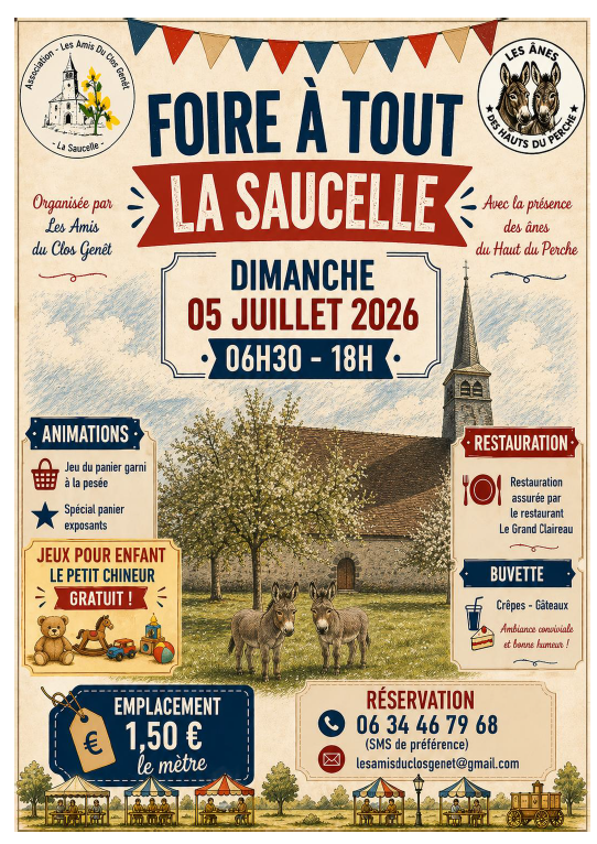 Foire à tout  La Saucelle