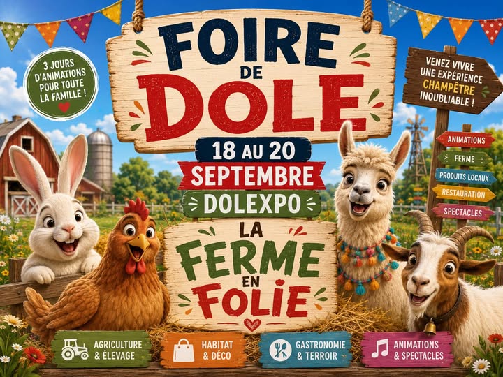 Foire de Dole Rond Point des droits de l&rsquo;homme Dole