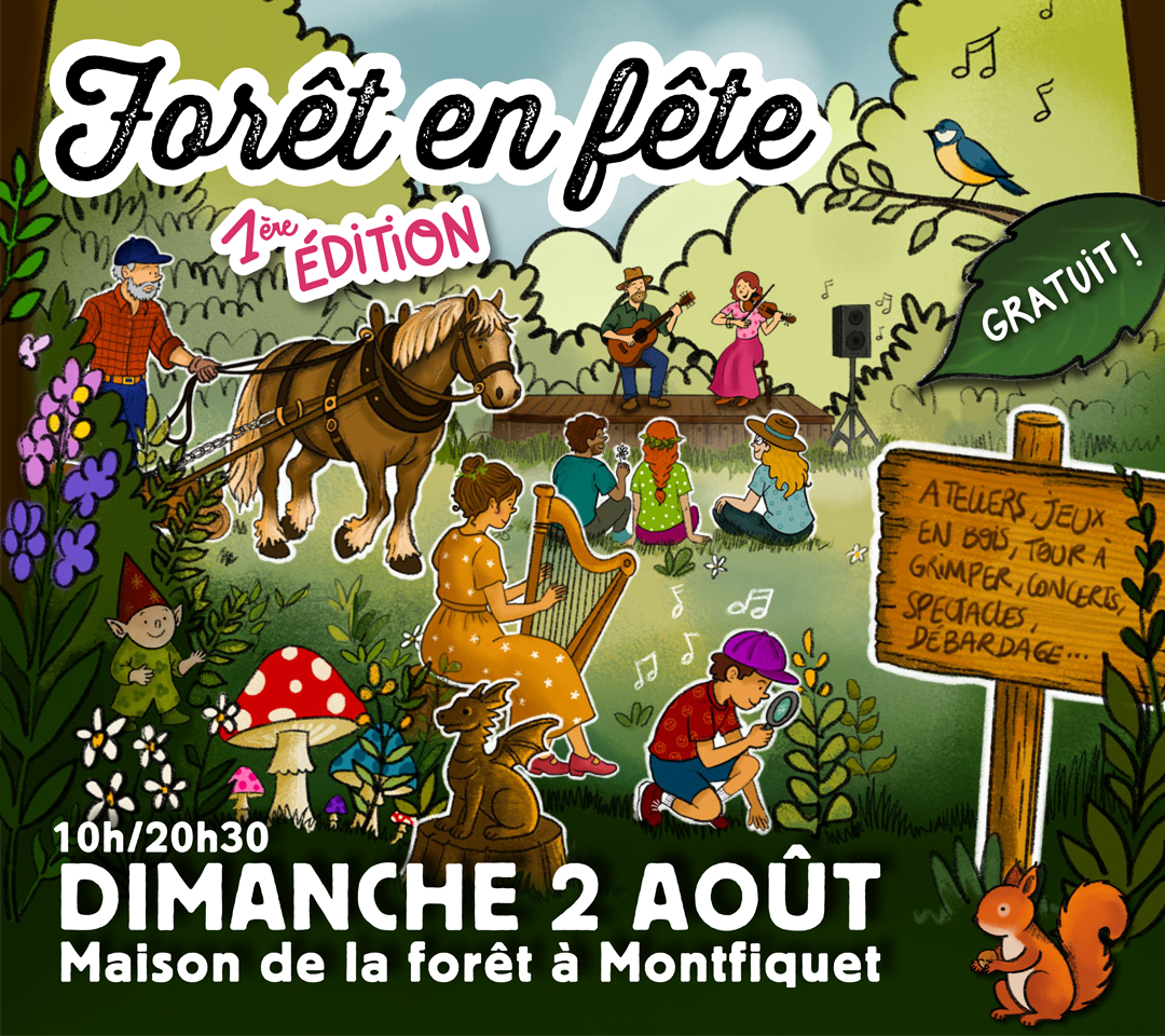 Forêt en Fête Maison de la forêt-Office de tourisme d’Isigny-Omaha Montfiquet