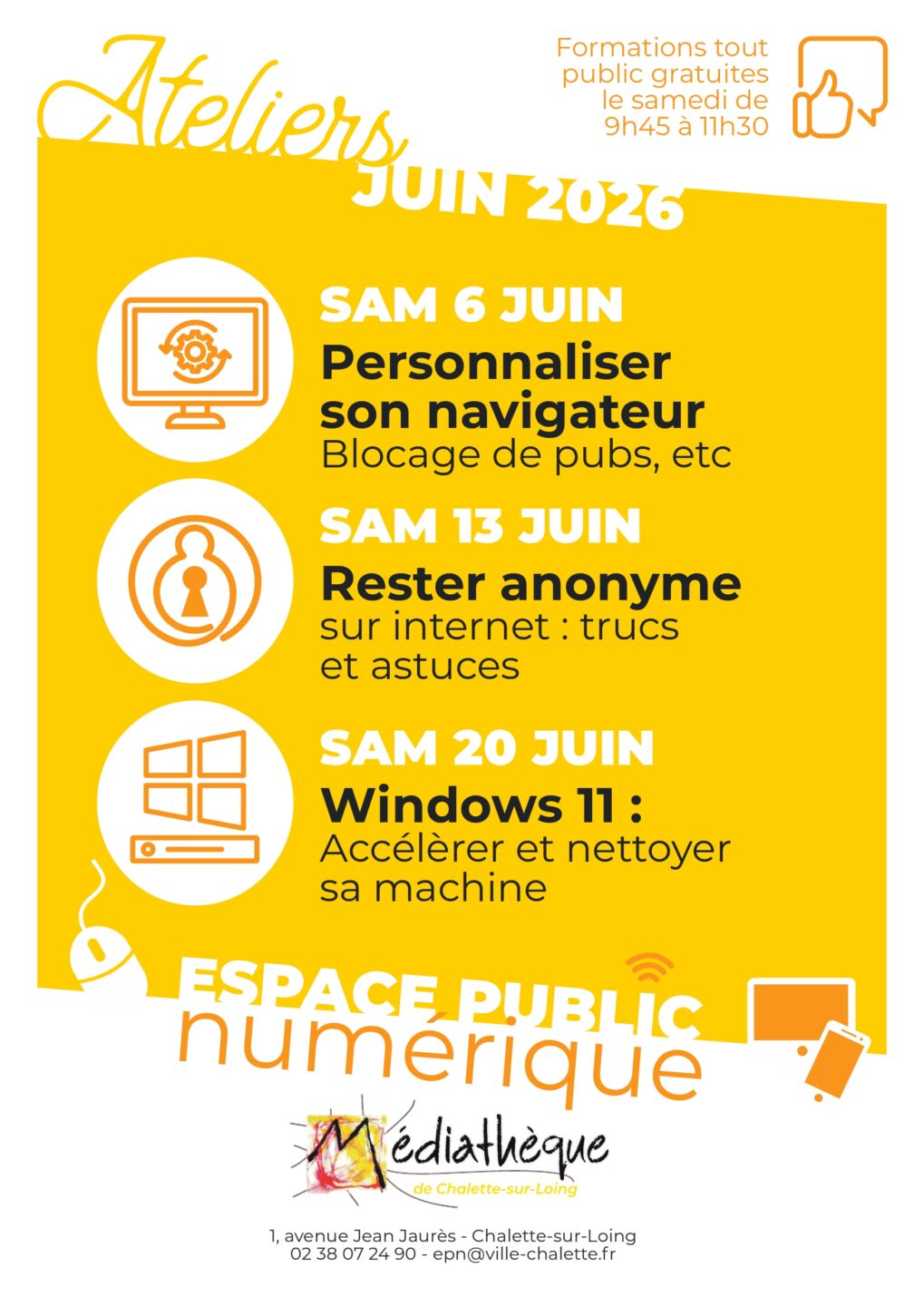 Formation tout public  Châlette-sur-Loing