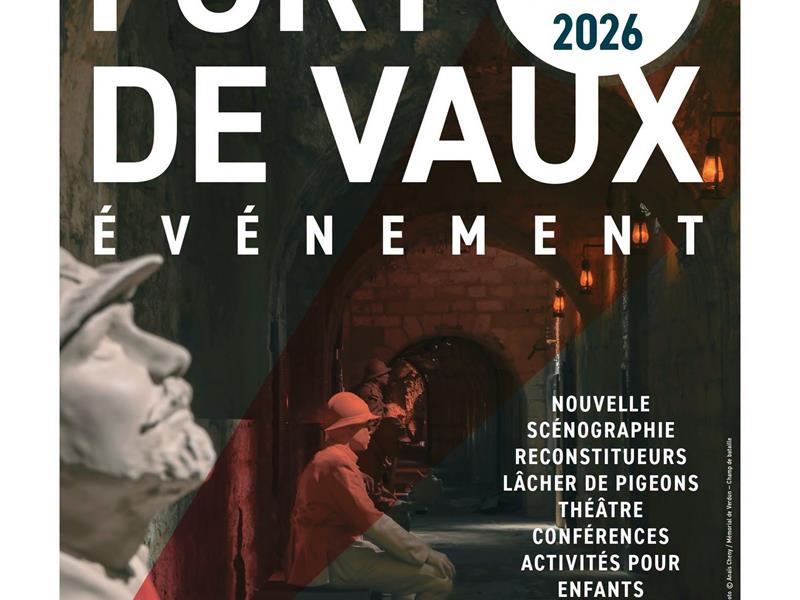 Fort de Vaux Réouverture  Douaumont-Vaux