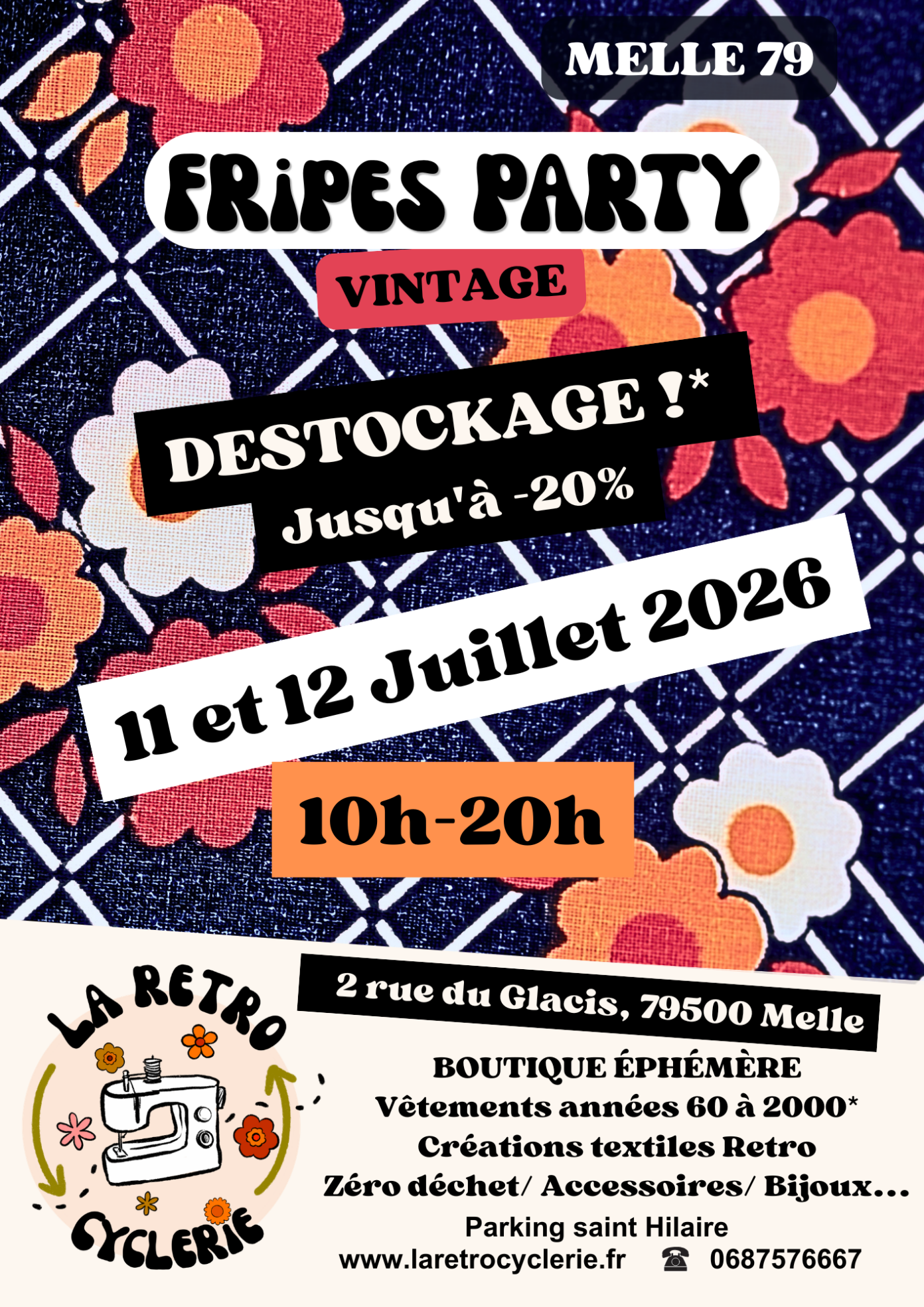 Fripes Party #4 DESTOCKAGE ! 2 Rue du Glacis Melle
