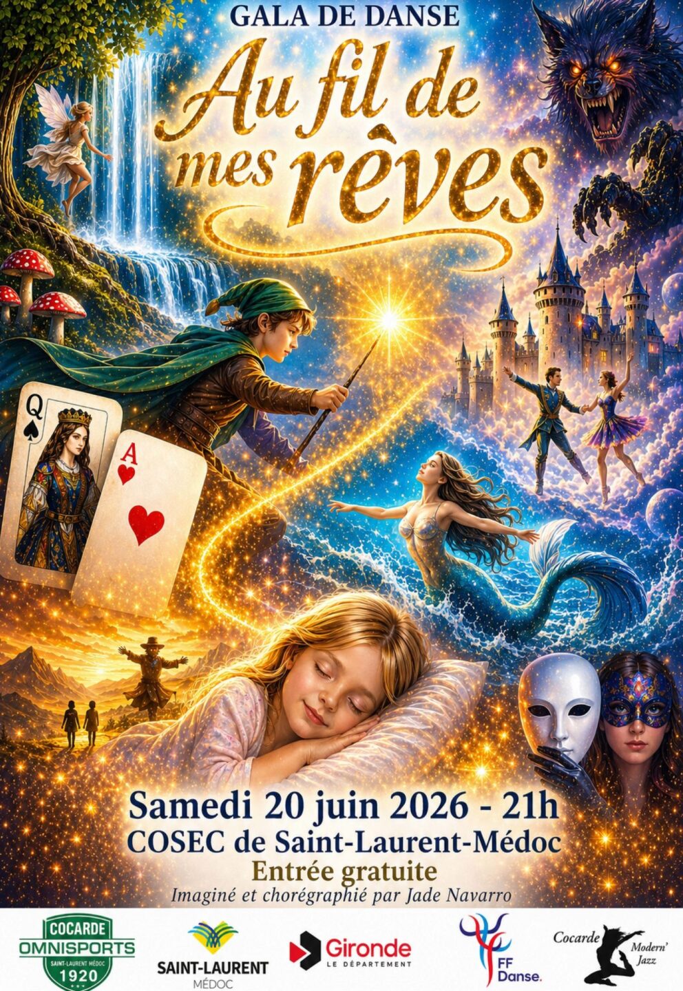 Gala de danse Au fil de mes rêves  Saint-Laurent-Médoc