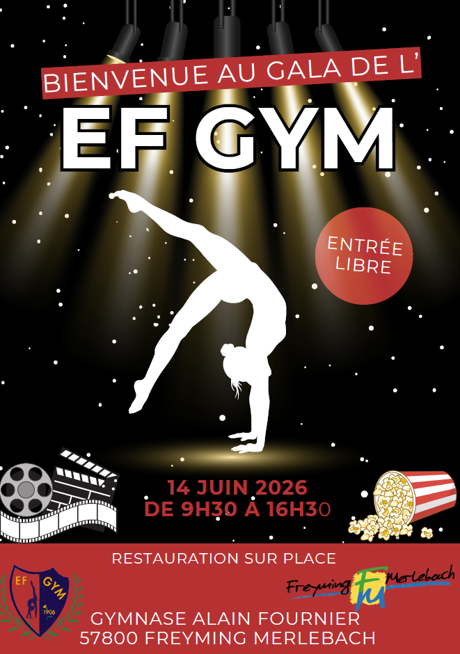 Gala de gymnastique de l’Espérance Freyming Gym rue Alain Fournier Freyming-Merlebach
