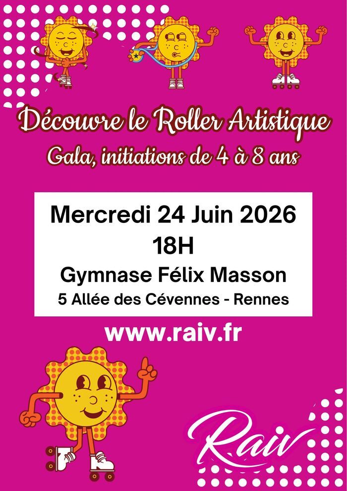 Gala et essai de roller artistique Gymnase Félix Masson Rennes