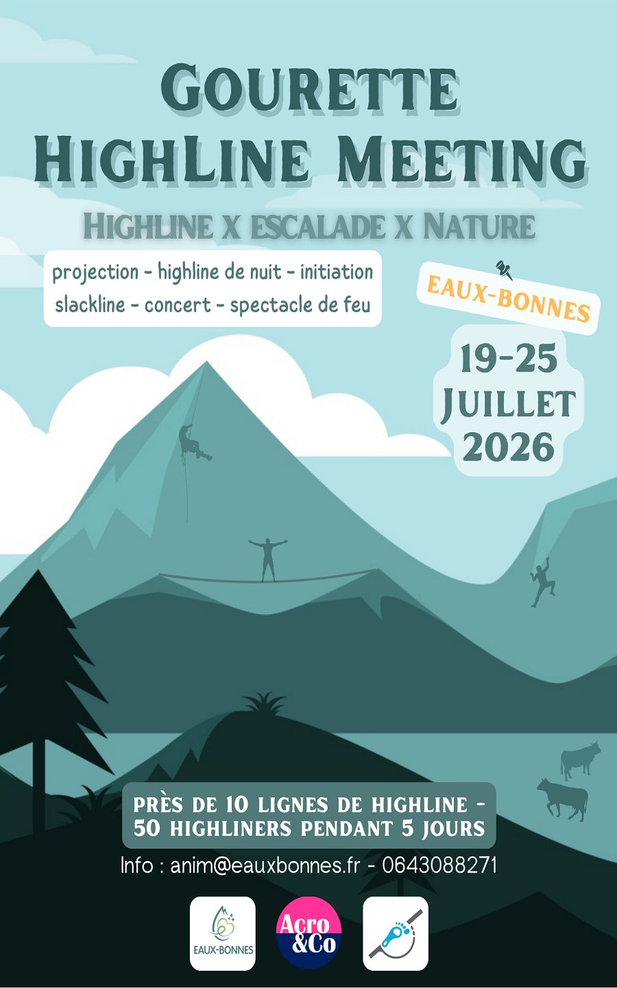 Gourette Highline Meeting Maison de gourette Eaux-Bonnes