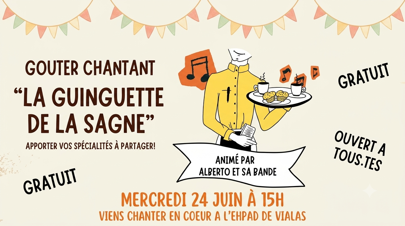 GOÛTER CHANTANT EHPAD Vialas