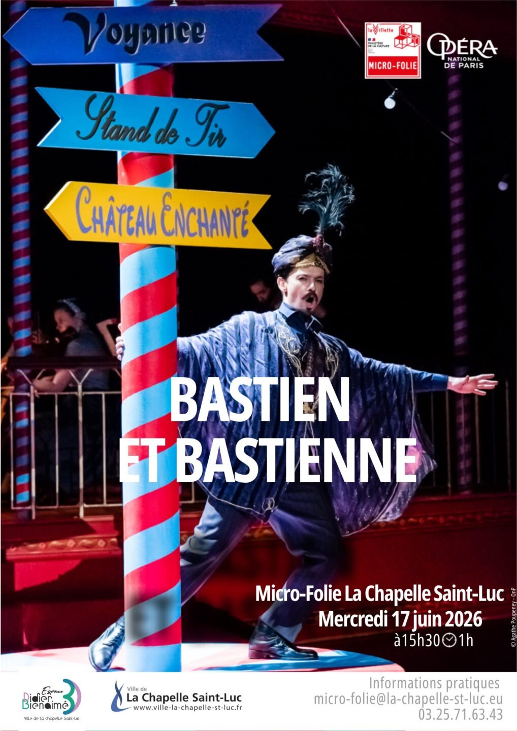 Goûter d’exception Projection Bastien et Bastienne La Chapelle-Saint-Luc