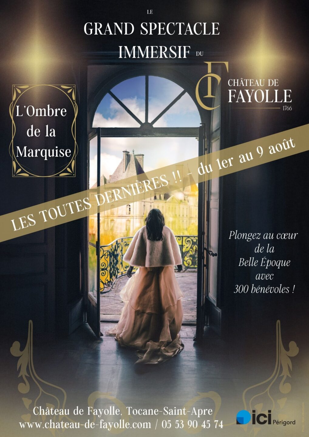 Grand spectacle immersif du Château de Fayolle L’ombre de la Marquise Tocane-Saint-Apre