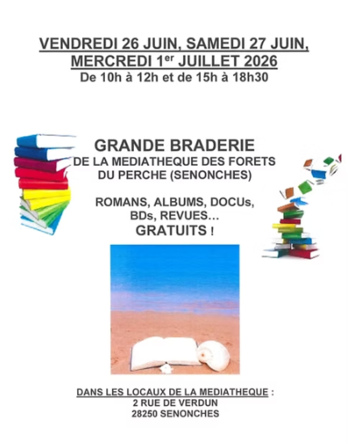 Grande Braderie de la Médiathèque Senonches