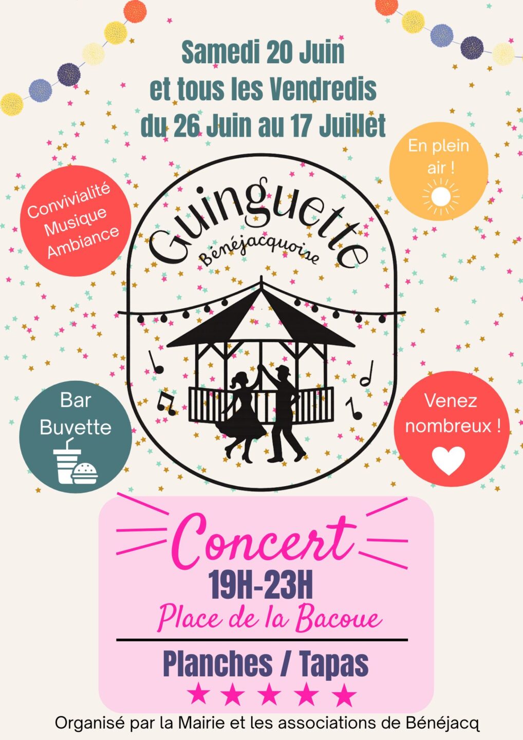 GUINGUETTE BENEJACQUOISE Rue de la Bacoue Bénéjacq