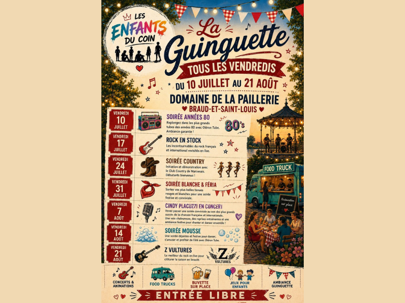Guinguette des Enfants du coin Lapaillerie Braud-et-Saint-Louis