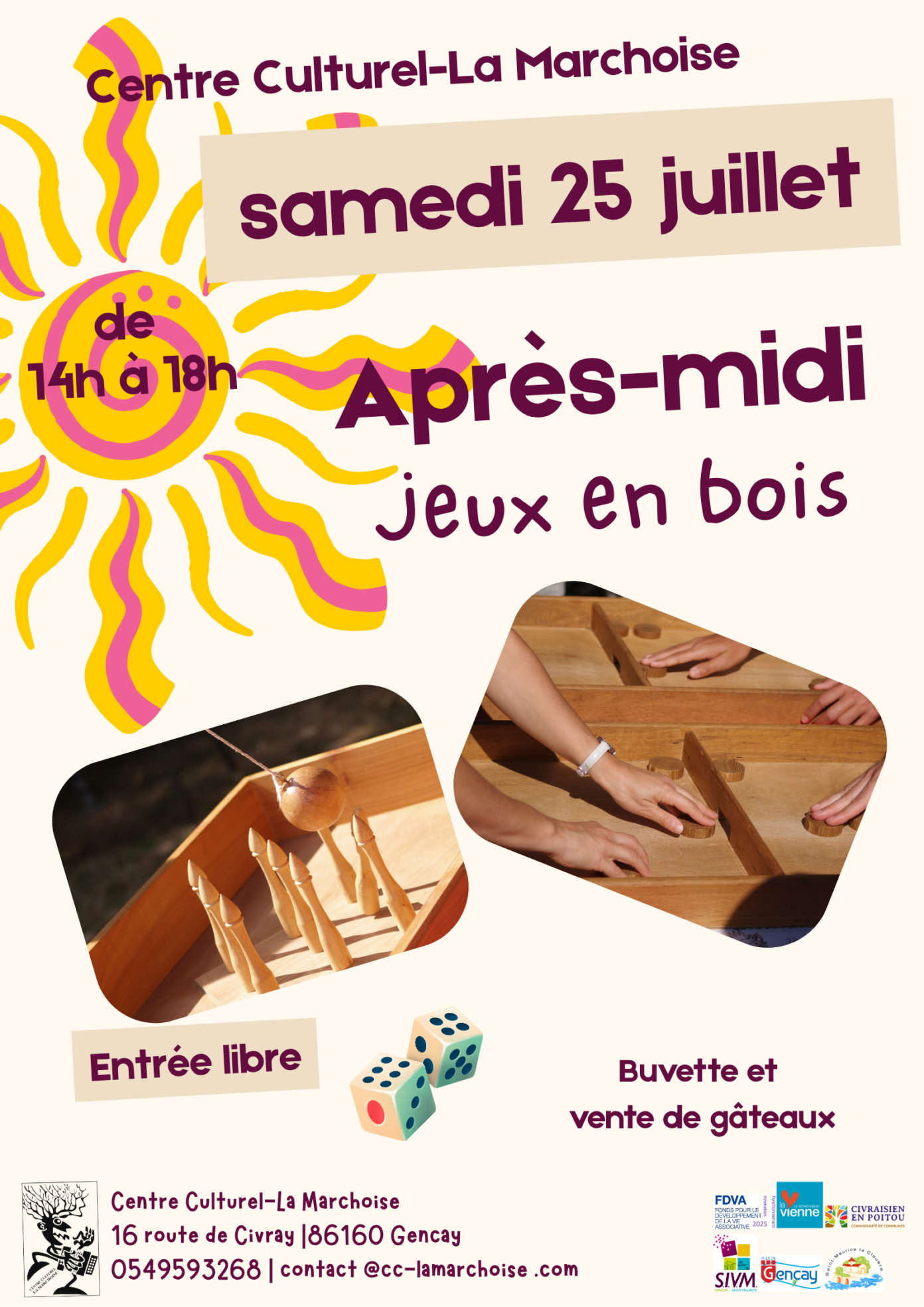Guinguette des jeux  Gençay