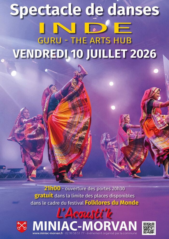 GURU, ensemble de chants et danses d’INDE L’Acousti’k Miniac-Morvan