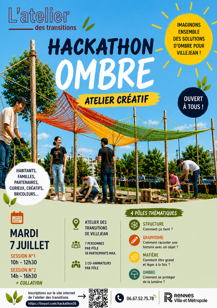 Hackathon OMBRE Atelier des transitions Rennes