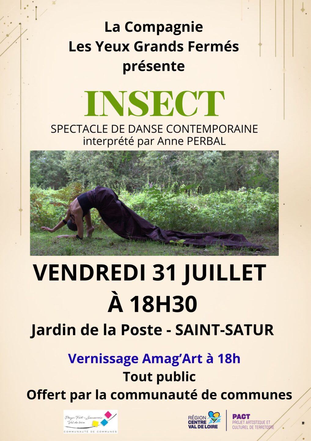 Insect Danse contemporaine  Saint-Satur 2026-07-31