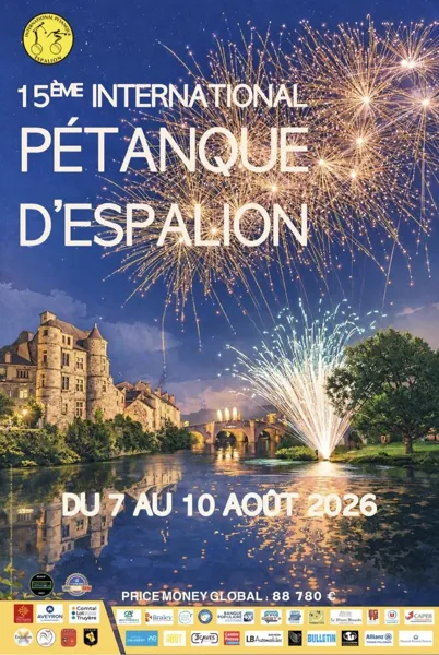 International de Pétanque 15e édition Espalion 2026-08-07