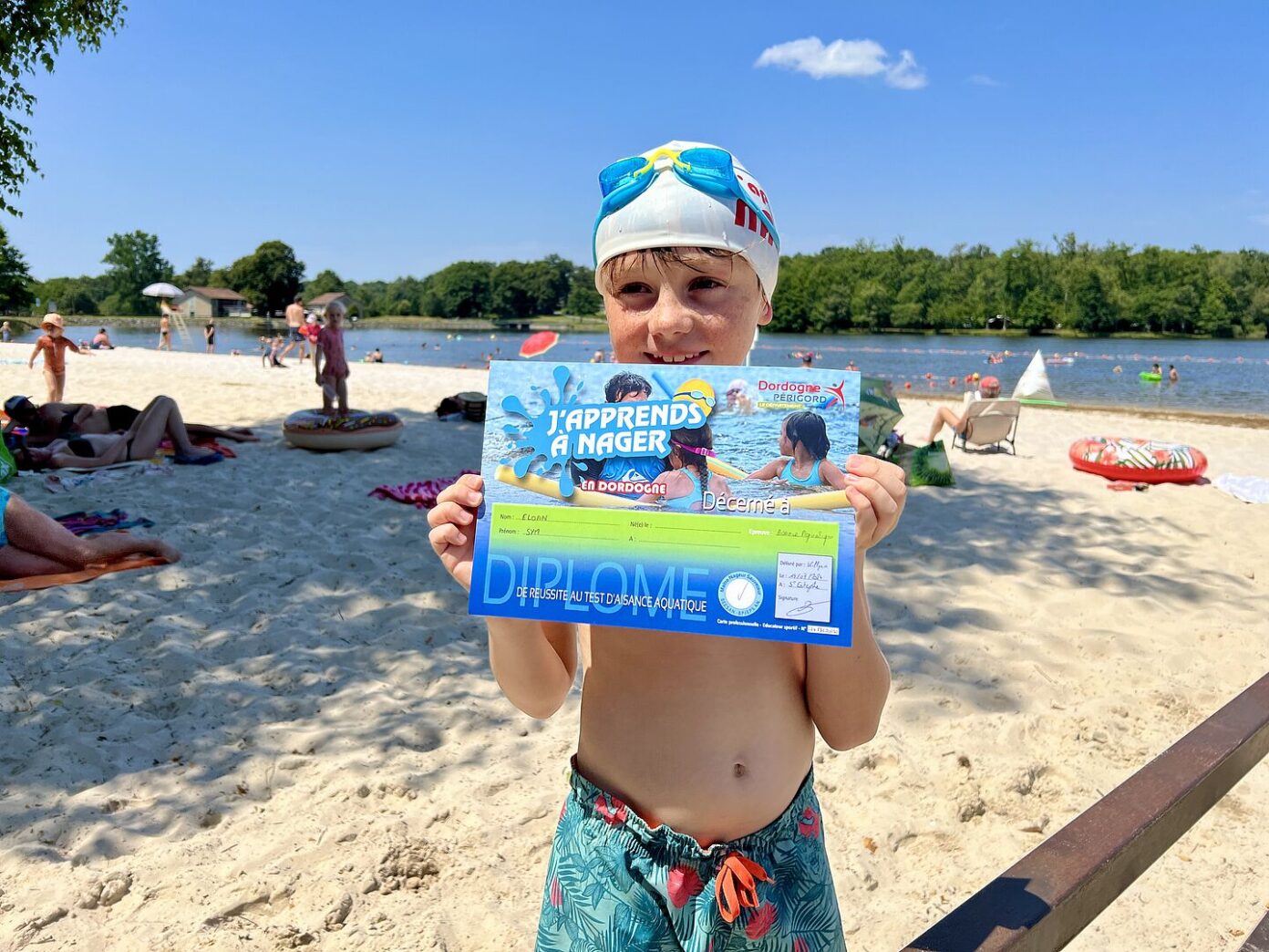J’apprend à Nager en Dordogne La Jemaye-Ponteyraud