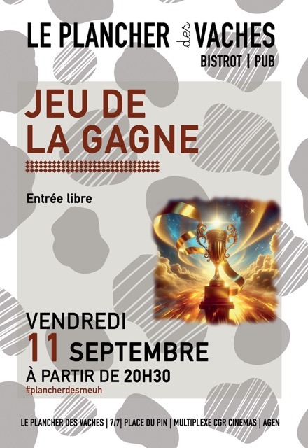 JEU DE LA GAGNE Place du Pin Agen