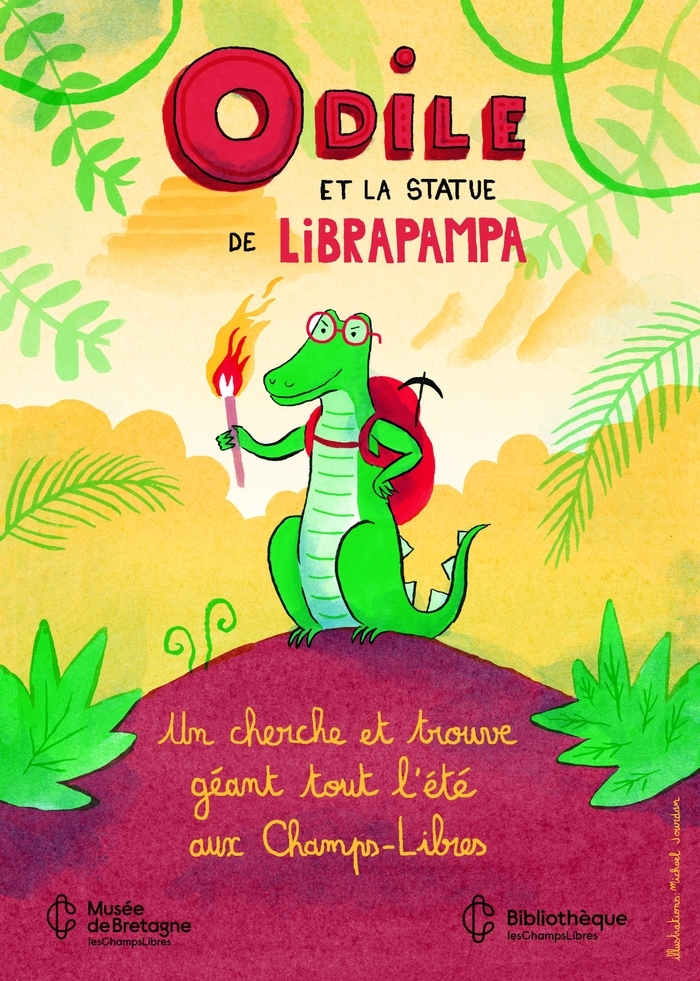 Jeu de l’Eté « Odile et la statue de Librapampa » Bibliothèque des Champs Libres- Chez les enfants Rennes