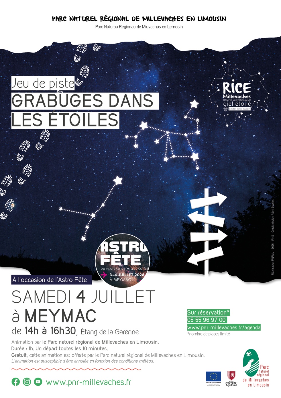 Jeu de piste Grabuge dans les étoiles Meymac