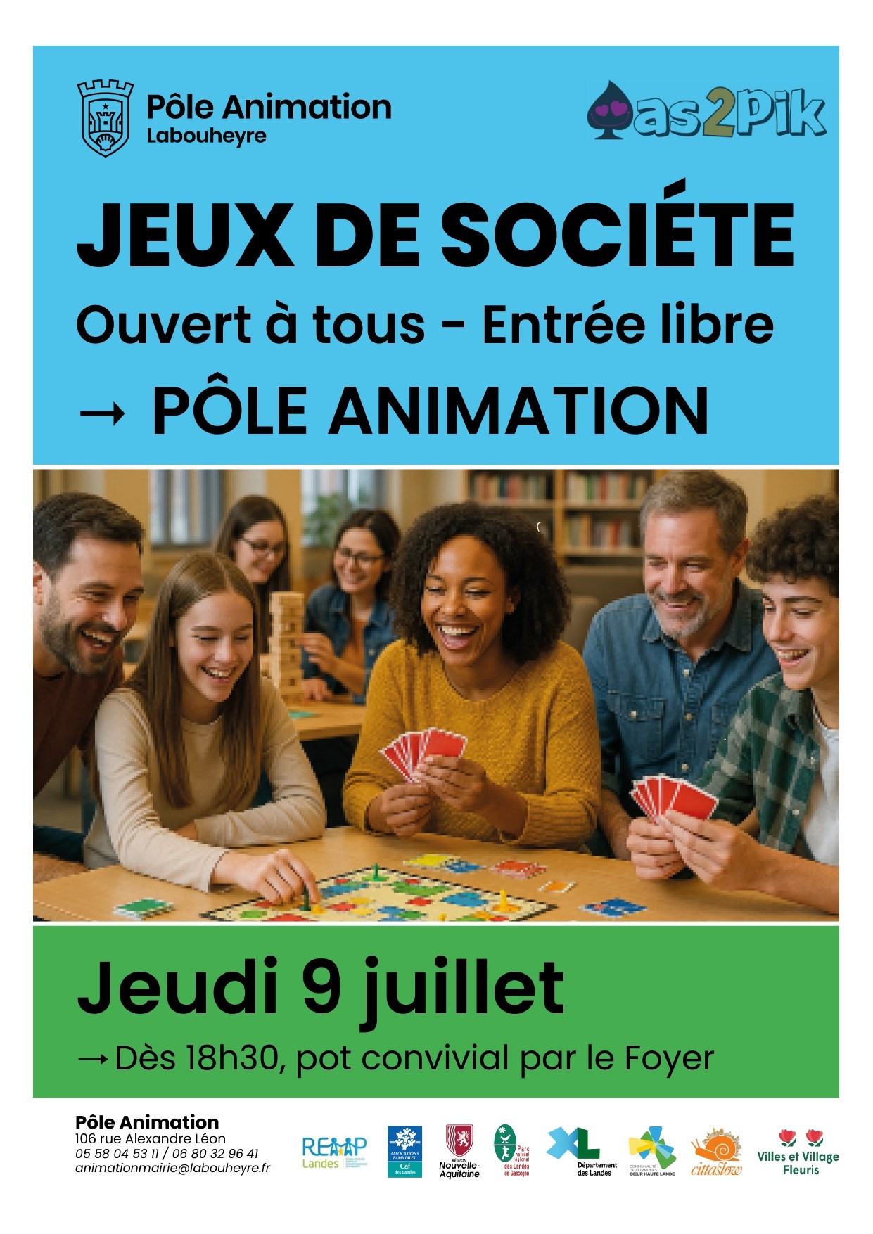 JEUX DE SOCIETE 116 rue Alexandre Léon Labouheyre 2026-07-09