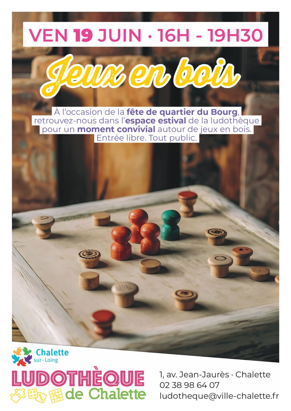 Jeux en bois Châlette-sur-Loing
