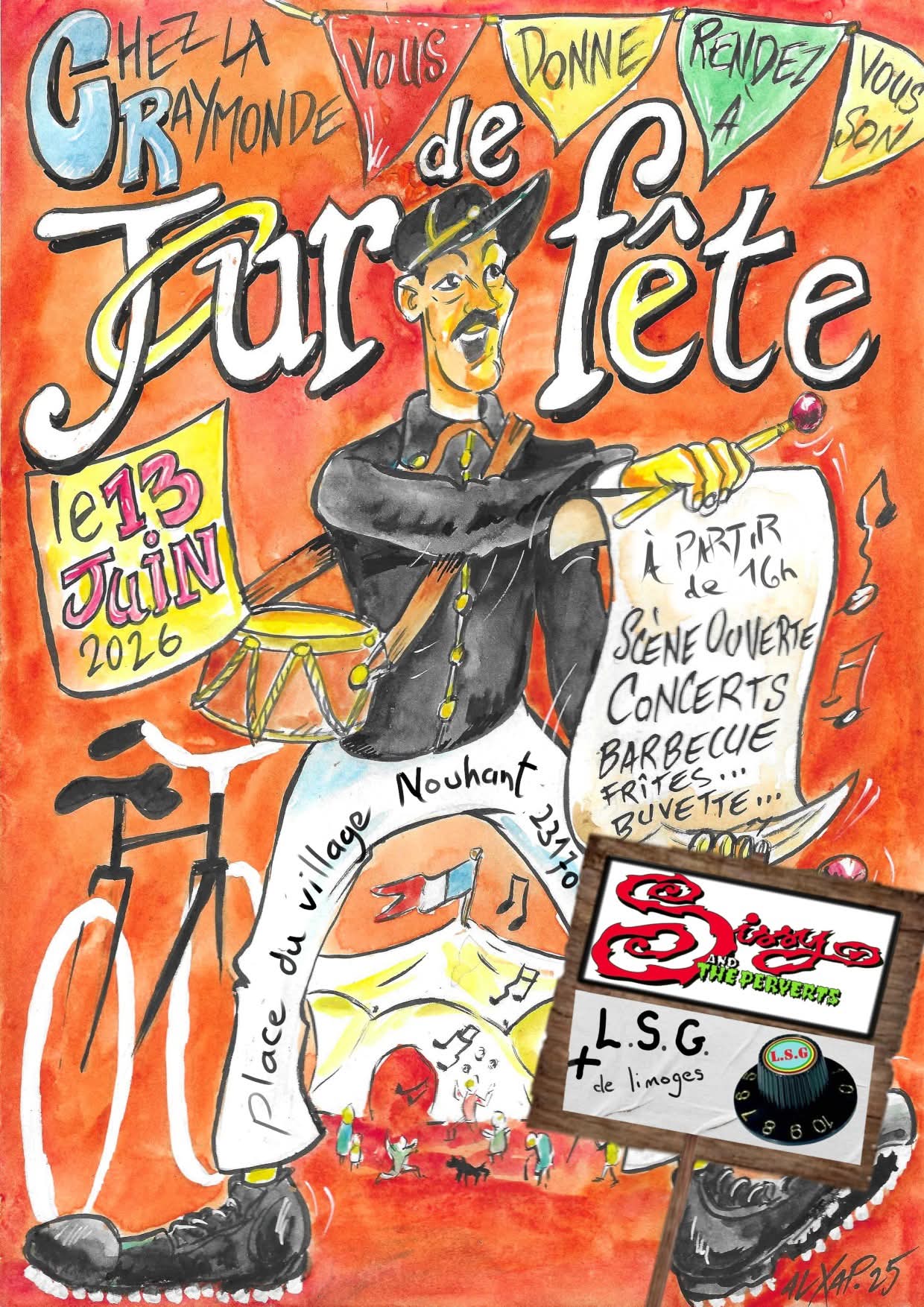 Jour de Fête Chez la Raymonde Place du village Nouhant