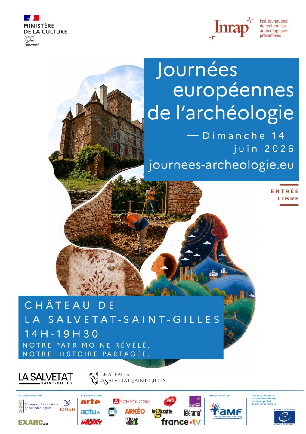 JOURNEE ARCHEOLOGIE AU CHATEAU Place Jean Jaurès La Salvetat-Saint-Gilles