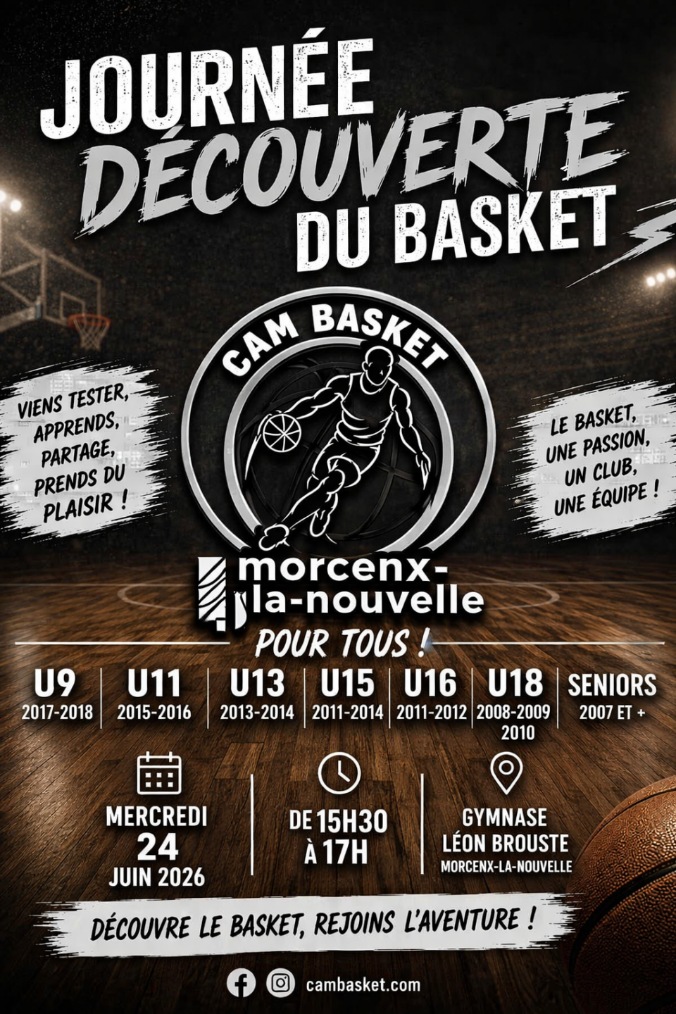 Journée découverte du basket Morcenx-la-Nouvelle