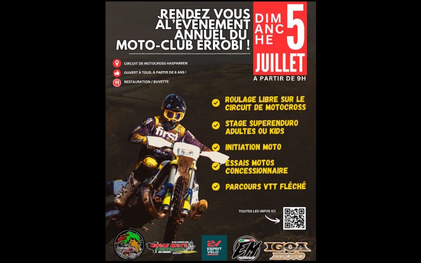Journée découverte du moto-club Errobi  Hasparren