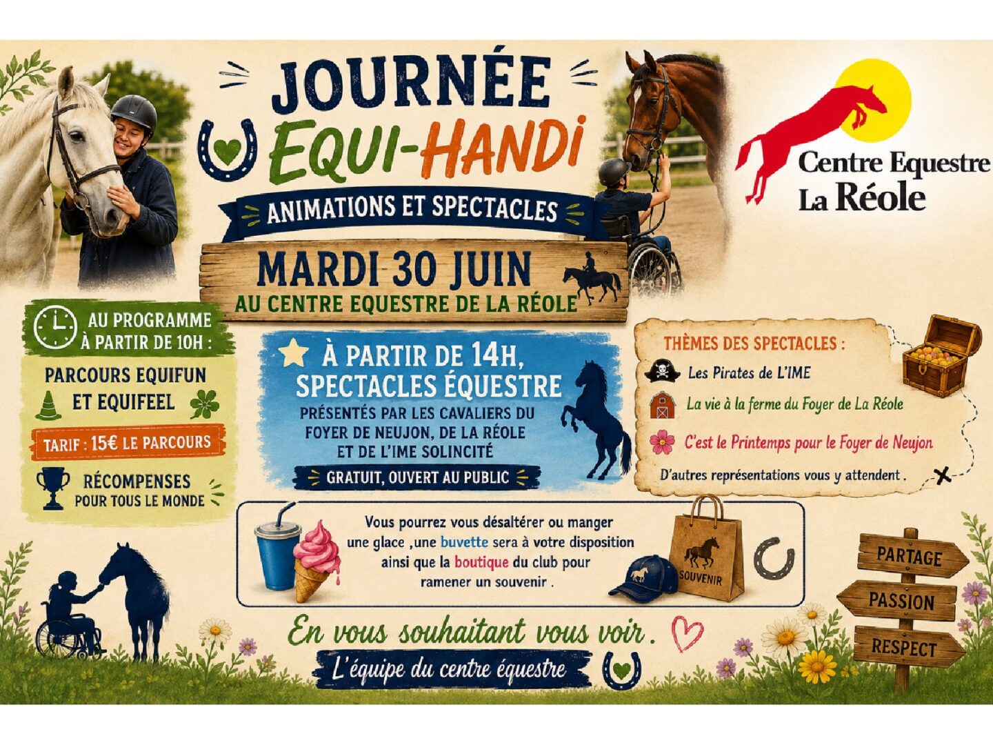 Journée Equi-Handi La Réole