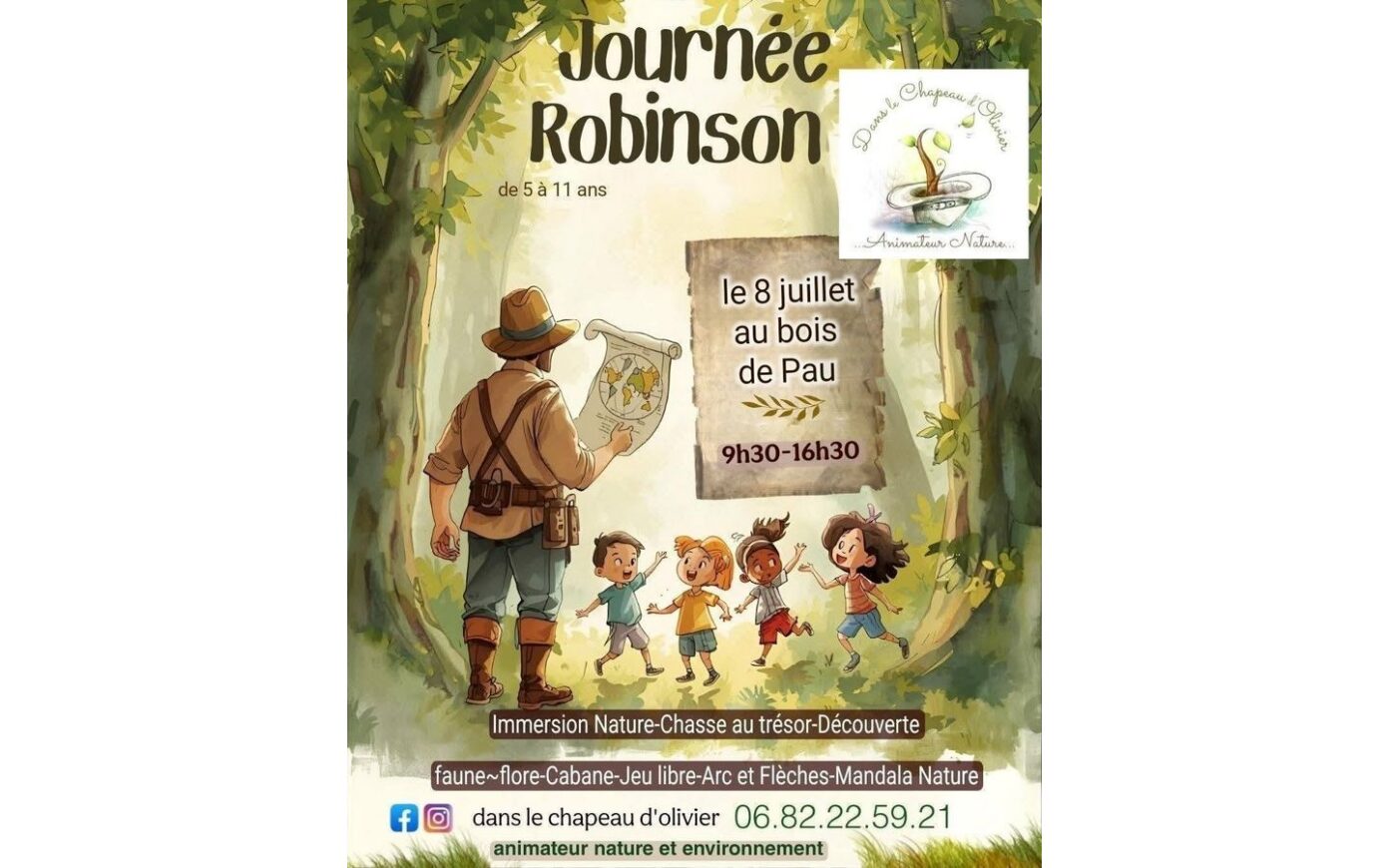 Journée Robinson Bois de Pau  Pau