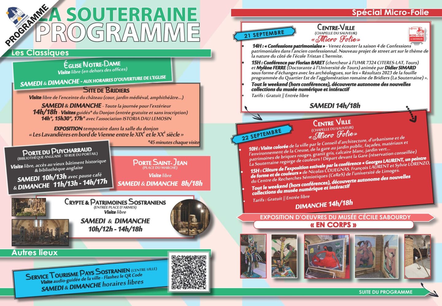 Journées du Patrimoine à La Souterraine La Souterraine 2026-09-19