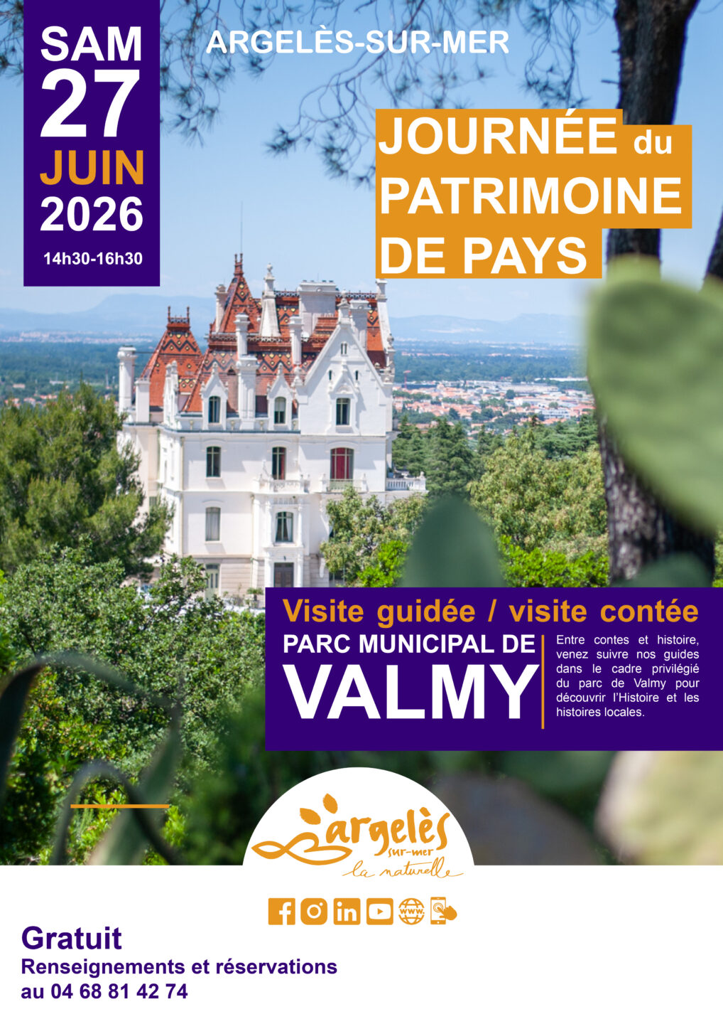 JOURNÉES DU PATRIMOINE DE PAYS Argelès-sur-Mer