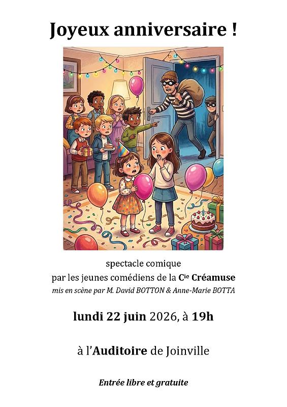 Joyeux Anniversaire ! Joinville