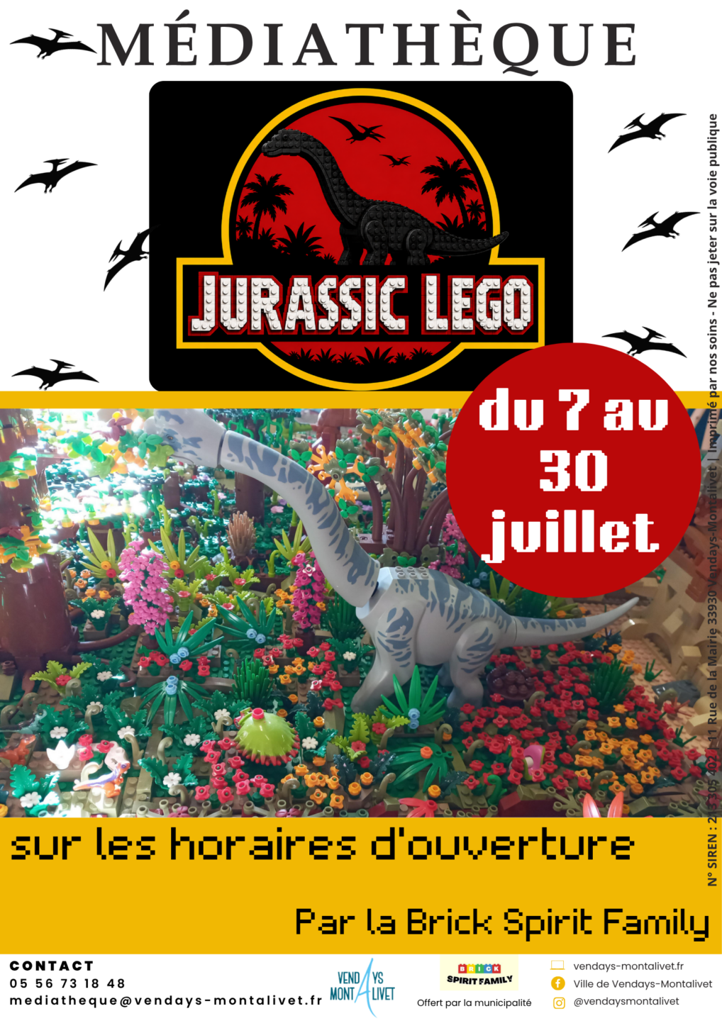 Jurassic Lego Vendays-Montalivet