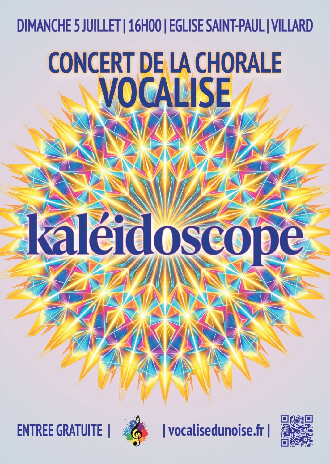 Kaléidoscope concert de la chorale Vocalise  Villard