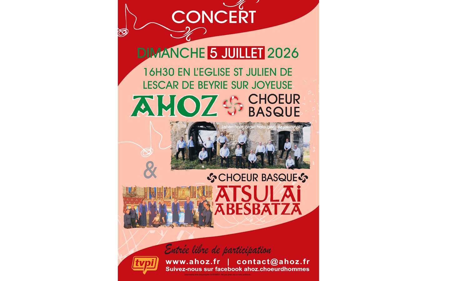 Kantaldi Ahoz et Atsulai Abesbatza Beyrie-sur-Joyeuse