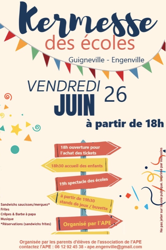 Kermesse des écoles Guigneville