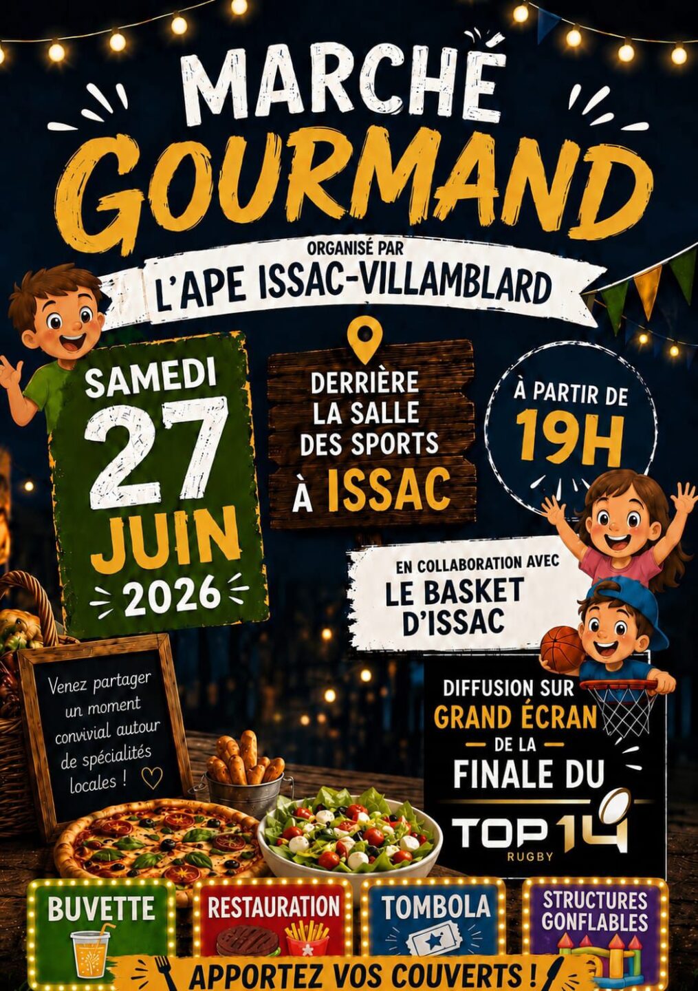 Kermesse et marché gourmand Issac